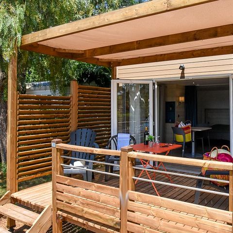 Mobilheim 2 Personen - Key Westotel 2 pers. A/C + Bettwäsche und Handtücher inklusive