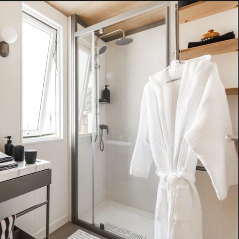 Hébergement 4 personnes - Mobil home Cottage Premium 2 Chambres - climatisation - Lave vaiselle