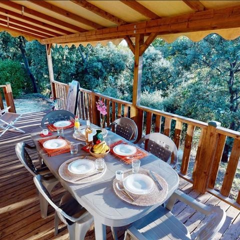 MOBILHOME 6 personnes - Cottage Confort 3 Chambre + climatisation + Lave vaisselle