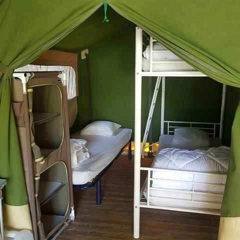 Tent 4 persons - FREE FLOWER - without sanitary facilities