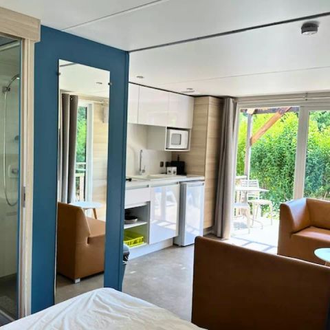 Stacaravan 2 personen - Premium Grand 2 Kamers 2 Personen Airconditioning + TV