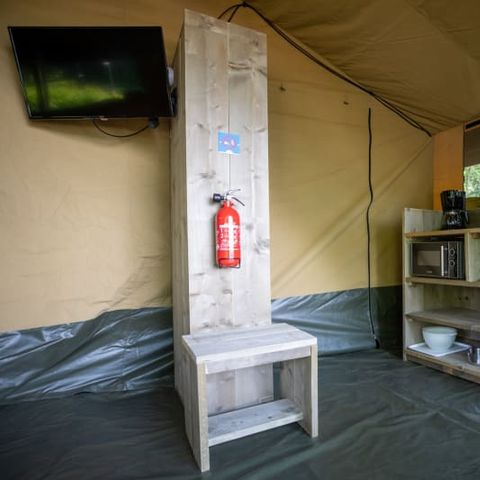 BUNGALOW DE LONA 6 personas - Bungalow tienda Glamping Tournesol 4+2