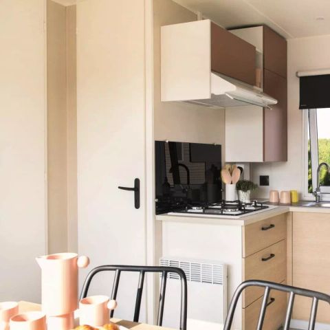 Stacaravan 6 personen - Stacaravan Montana Confort 3 Kamers 4/6 Personen Airconditioning + TV