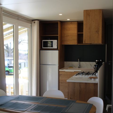 BUNGALOW 6 personnes - Privilège 3 chambres (attention lit mezzanine max 75kg)