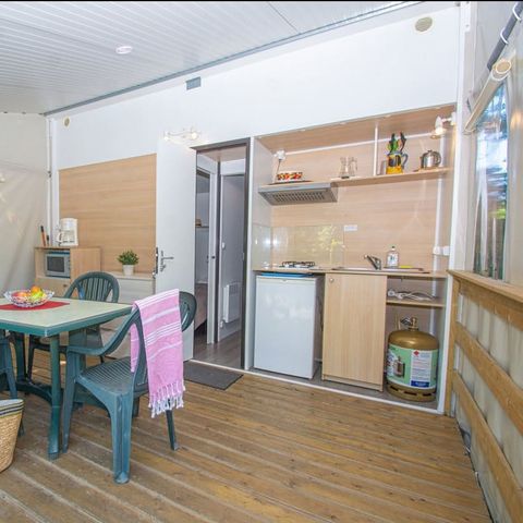 Tente en toile et en bois 5 personnes - Tithome 4/5 personnes