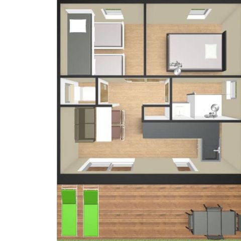 Chalet 5 Personen - Soléa Komfort