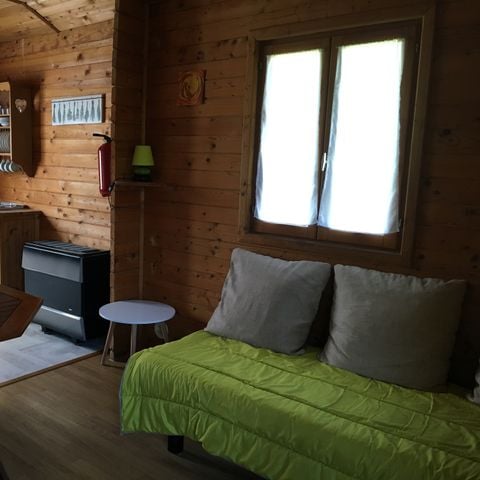 CHALET 4 personas - 2 habitaciones climatizadas COMFORT - 35m2 + terraza cubierta 14m2