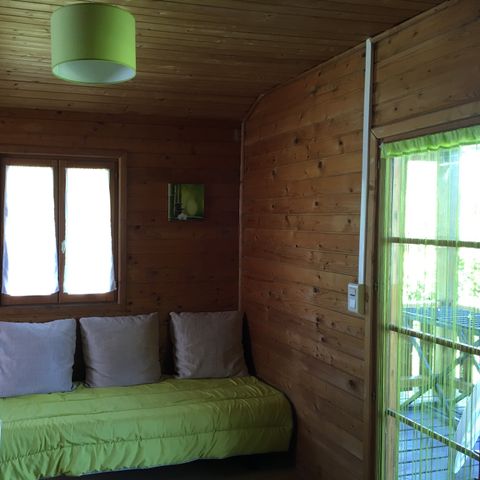 CHALET 4 persone - 2 camere da letto climatizzate COMFORT - 35m2 + terrazza coperta 14m2