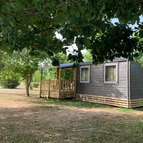 Bungalow 4 personen - 2 Zimmer klimatisiert - 33m2 + überdachte Terrasse