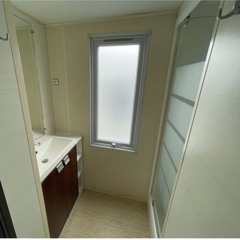 Bungalow 4 personen - 2 Zimmer klimatisiert - 33m2 + überdachte Terrasse