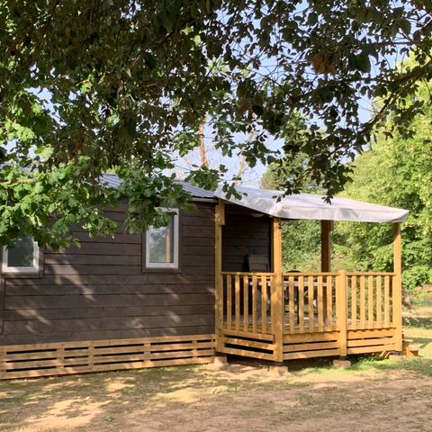 BUNGALOW 4 personnes - 2 chambres climatisé - 31m2 + terrasse couverte