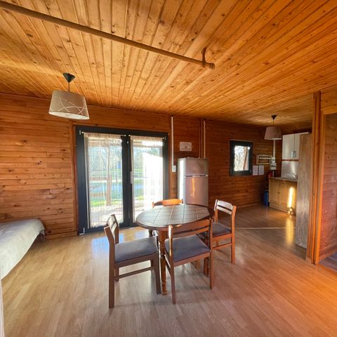CHALET 4 persone - CHALET LOFT CONFORT - 1 camera grande - aria condizionata - TV - BBQ - Casa* - 35m2 + 14m2 terrazza coperta