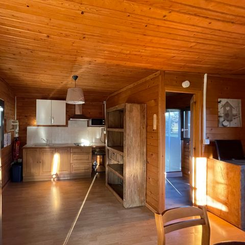 CHALET 4 persone - CHALET LOFT CONFORT - 1 camera grande - aria condizionata - TV - BBQ - Casa* - 35m2 + 14m2 terrazza coperta