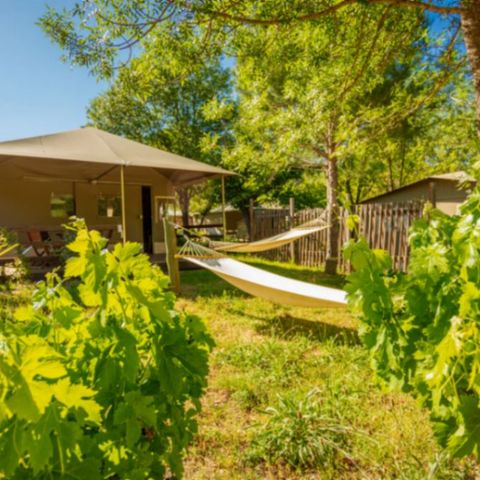 CANVAS AND WOOD TENT 5 people - Lodge Family