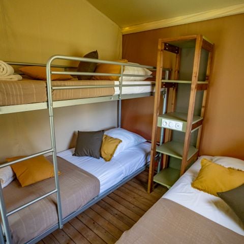 TENTE TOILE ET BOIS 5 personnes - Glamping Lodge