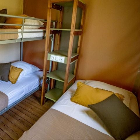 TIENDA DE LONA Y MADERA 5 personas - Glamping Lodge