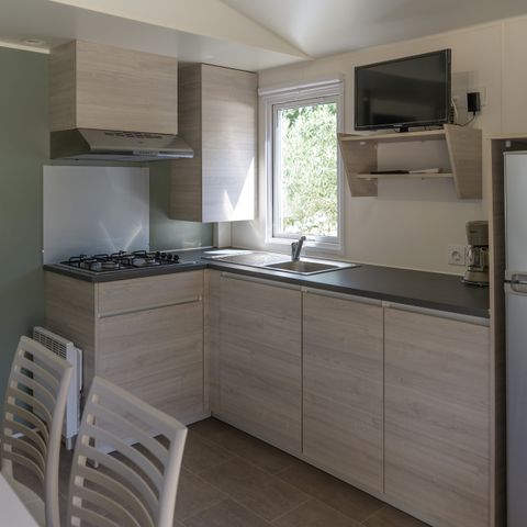 BUNGALOW 2 personnes - Mobilhome BEVERA 20m² - 1 chambre -