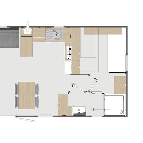 MOBILE HOME 6 people - COMFORT