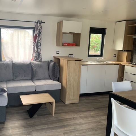 Mobilheim 4 Personen - MOBILHEIM KOMFORT HOLZ 64