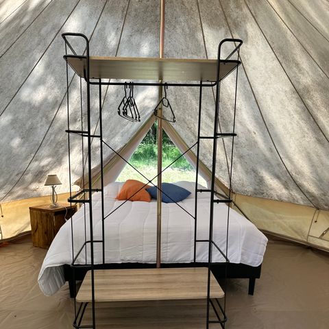 TENDA IN TELA E LEGNO 2 persone - Tenda con terrazza