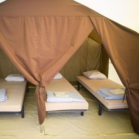 TENTE TOILE ET BOIS 4 personnes - Tente Safari - 4 pers - sans sanitaires