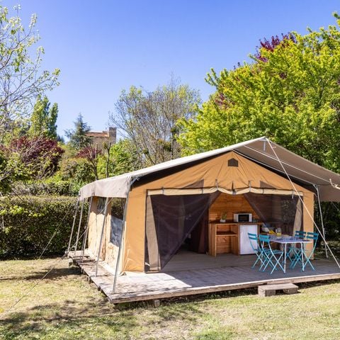 TENTE 5 personnes - Ciela Nature Lodge - 2 chambres - Cuisine – Salle de bain