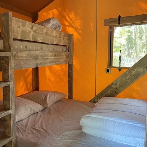 TENDA IN TELA E LEGNO 5 persone - Lodge Safari