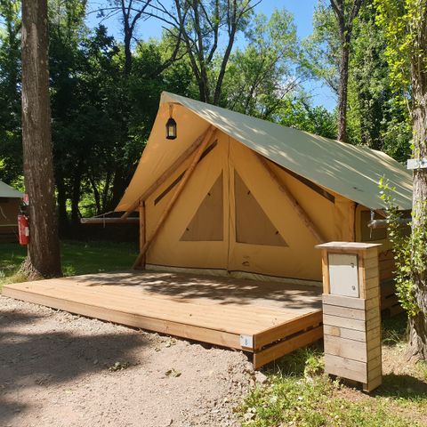 TENDA IN TELA E LEGNO 7 persone - Crusoe Lodge