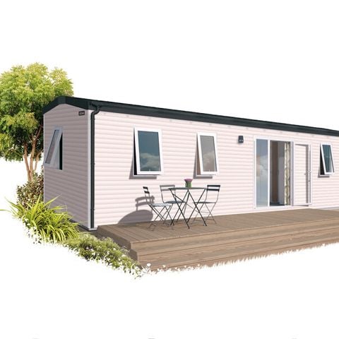 Stacaravan 8 personen - Super cordelia 3 slaapkamers met airconditioning