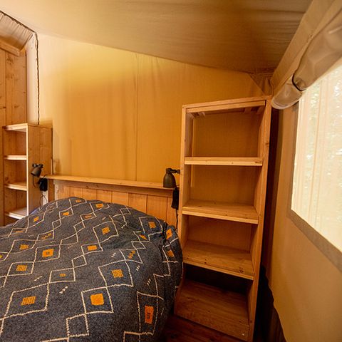 CANVAS AND WOOD TENT 4 people - Safari lodge