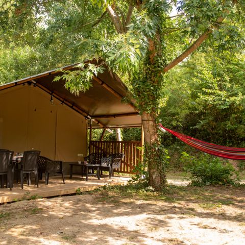 TENDA IN TELA E LEGNO 4 persone - Safari lodge
