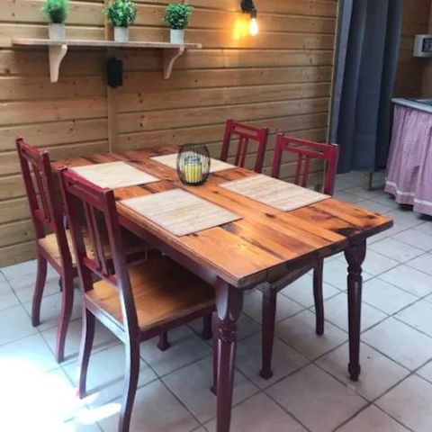 BUNGALOW DE LONA 4 personas - Bungatoile 24 - sin instalaciones sanitarias
