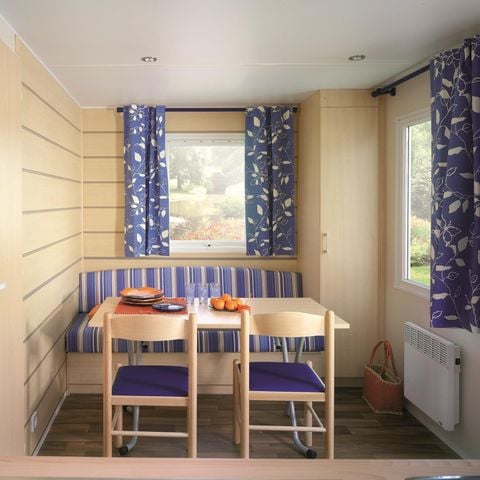 Stacaravan 2 personen - COSY 1 kamer (TV - terras 9m² - oppervlakte 17m²)