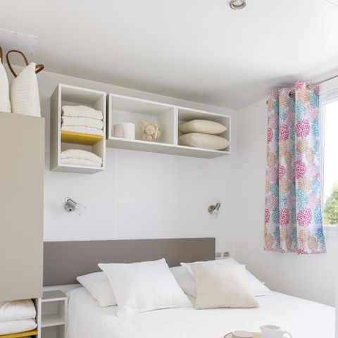 MOBILHOME 4 personas - Confort + 26m² (2 habitaciones) + 10m² terraza cubierta