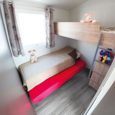 Stacaravan 4 personen - Rapid home Standard 20m² (2 slaapkamers, max 3 volwassenen + 1 klein kind) zonder sanitair