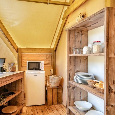 TENDA DA CAMPEGGIO 4 persone - arredato Junior Standard 17m² (2 camere) senza servizi igienici
