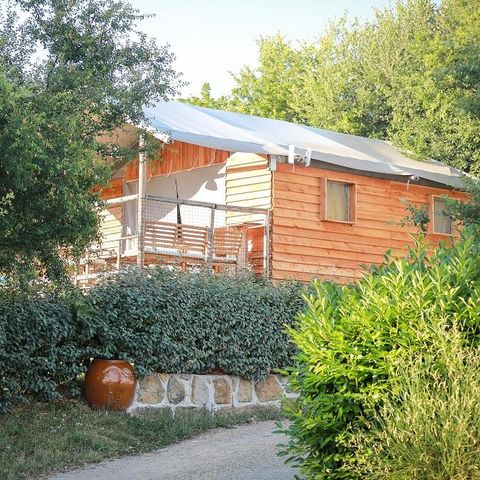 TENDA IN TELA E LEGNO 4 persone - Cabane Lodge sur pilotis Confort 24m² (2 camere) - 10m² terrazza coperta