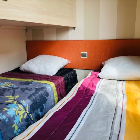 Stacaravan 4 personen - VENUS (2 kamers met optionele airconditioning, ter plaatse te betalen)