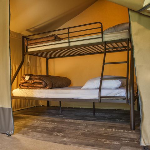 TENTE TOILE ET BOIS 5 personnes - KENYA sans sanitaires