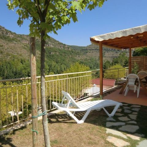 CASA MOBILE 4 persone - Casa mobile Super Riviera 28m² - Vista sulla valle o vicino alla piscina secondo disponibilità (D)