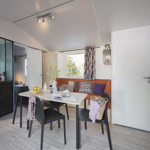 CASA MOBILE 4 persone - Casa mobile Super Riviera 28m² - Vista sulla valle o vicino alla piscina secondo disponibilità (D)