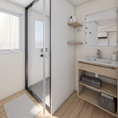 Stacaravan 4 personen - Nest TI stacaravan, airconditioning (D/D)