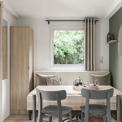 Mobilheim 2 personen - P'tit Nest mit Klimaanlage