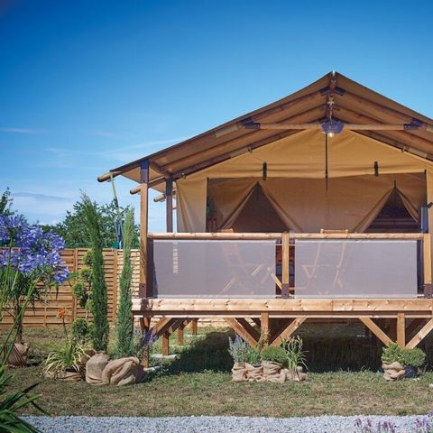 TENDA IN TELA E LEGNO 5 persone - Alloggio BALI