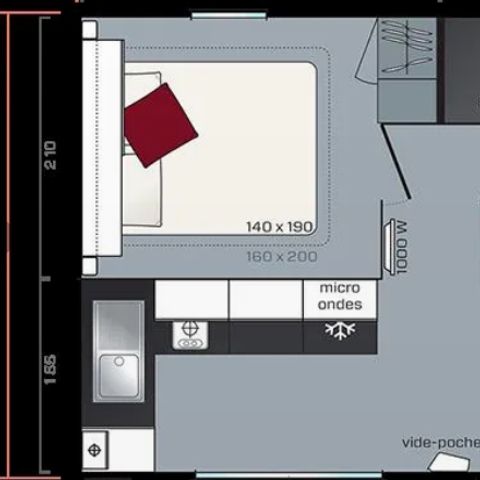 Mobile home 2 persons - CIELA PRESTIGE