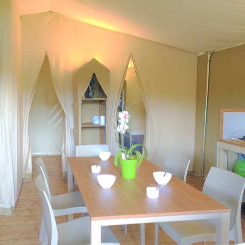 TENTE 6 personnes - Modern Lodge avec sanitaires