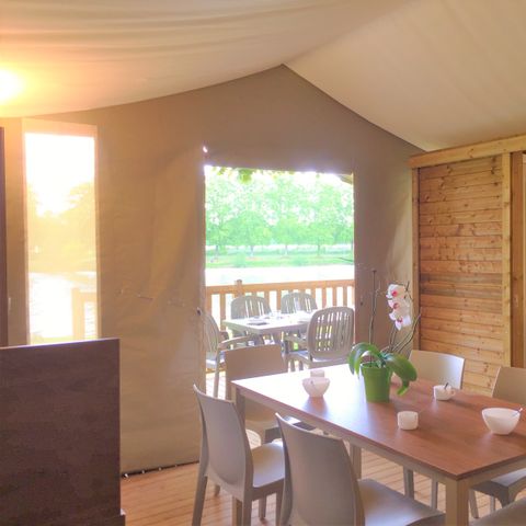 Tent 6 persons - Modern Lodge with sanitary facilities
