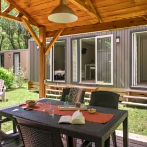 MOBILHOME 4 personas - Cottage Papillon 4p 2bed 2bath **** aire acondicionado