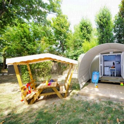 TENDA IN TELA E LEGNO 4 persone - Coco sweet 2 camere da letto 4 persone