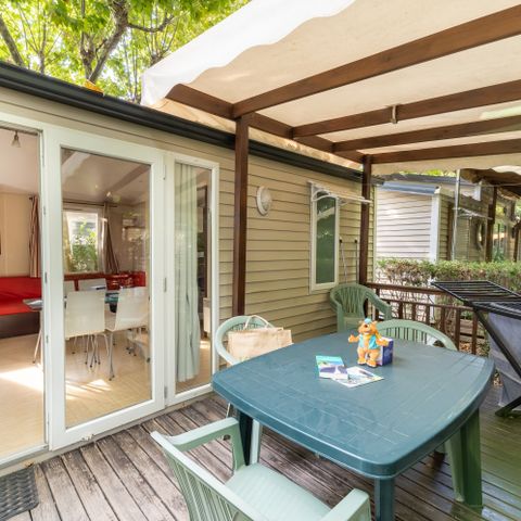 MOBILHOME 4 personnes - Loggia Confort 32m² - Climatisation - TV - Celia